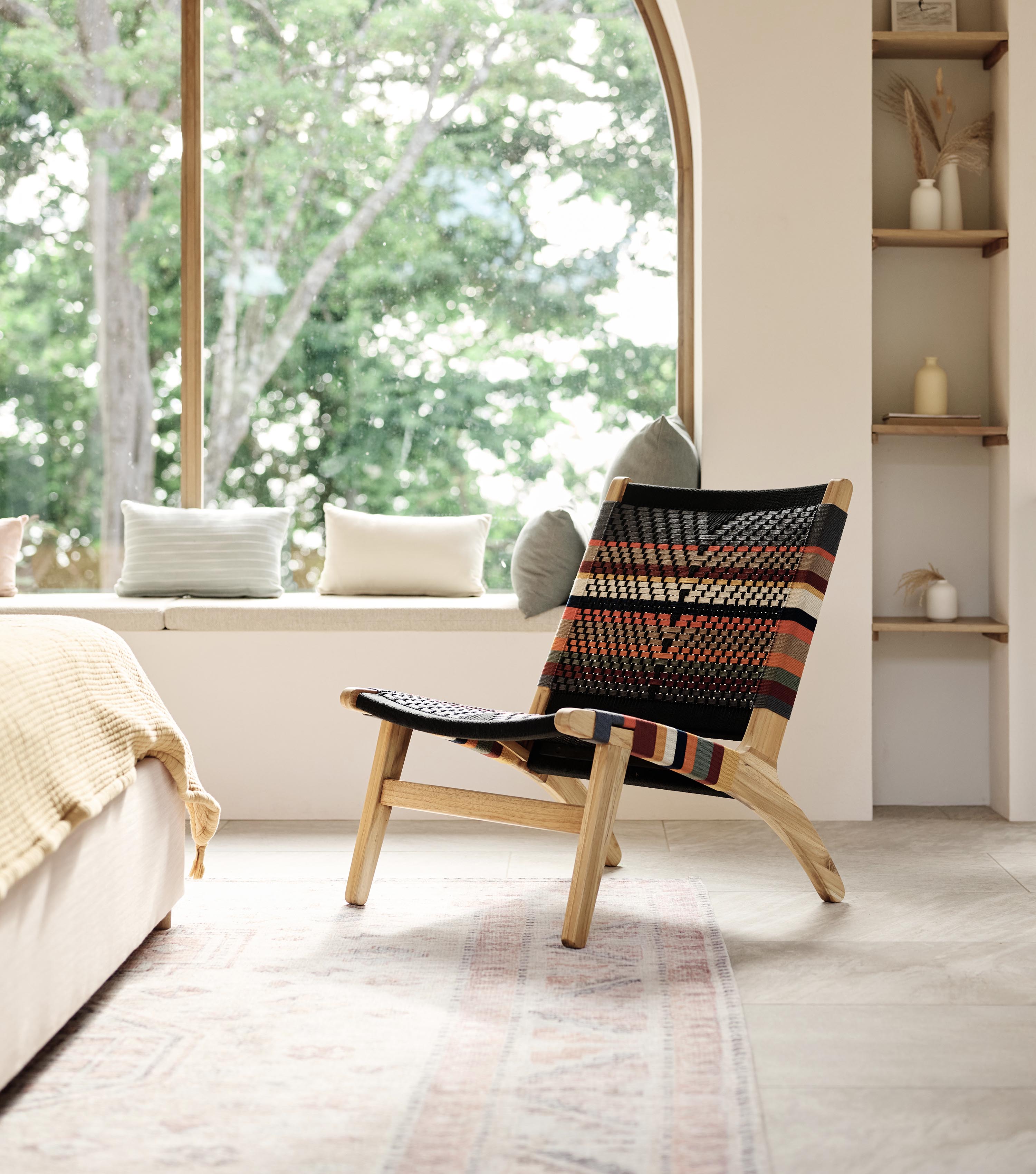 Natural Teak / San Geronimo Pattern