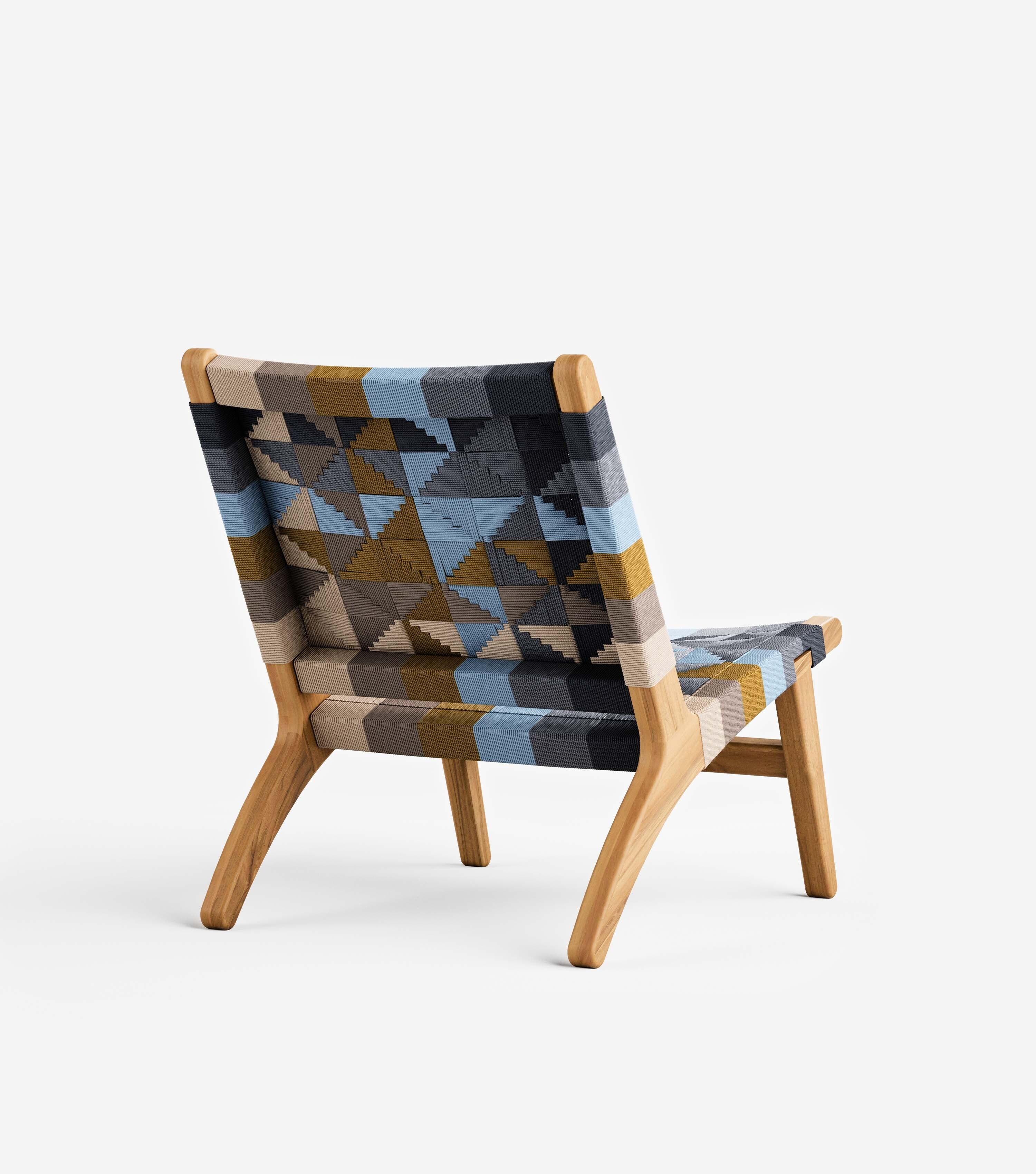 Natural Teak / Prisma Pattern