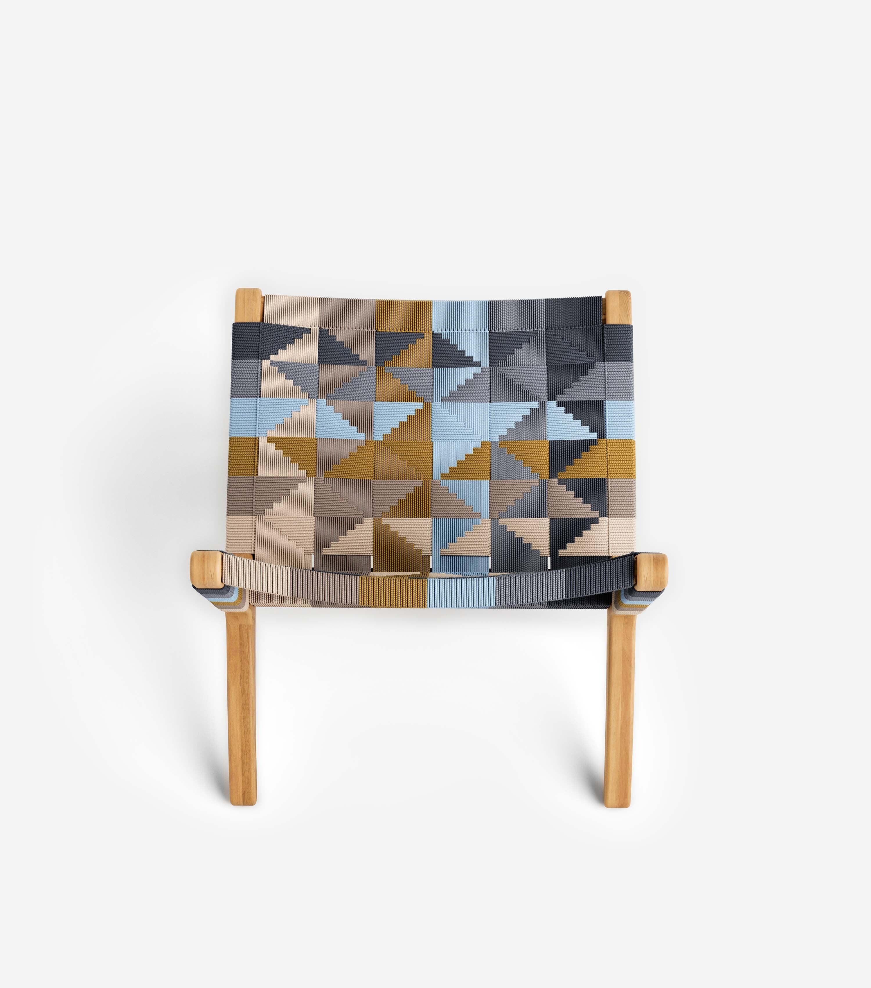Natural Teak / Prisma Pattern