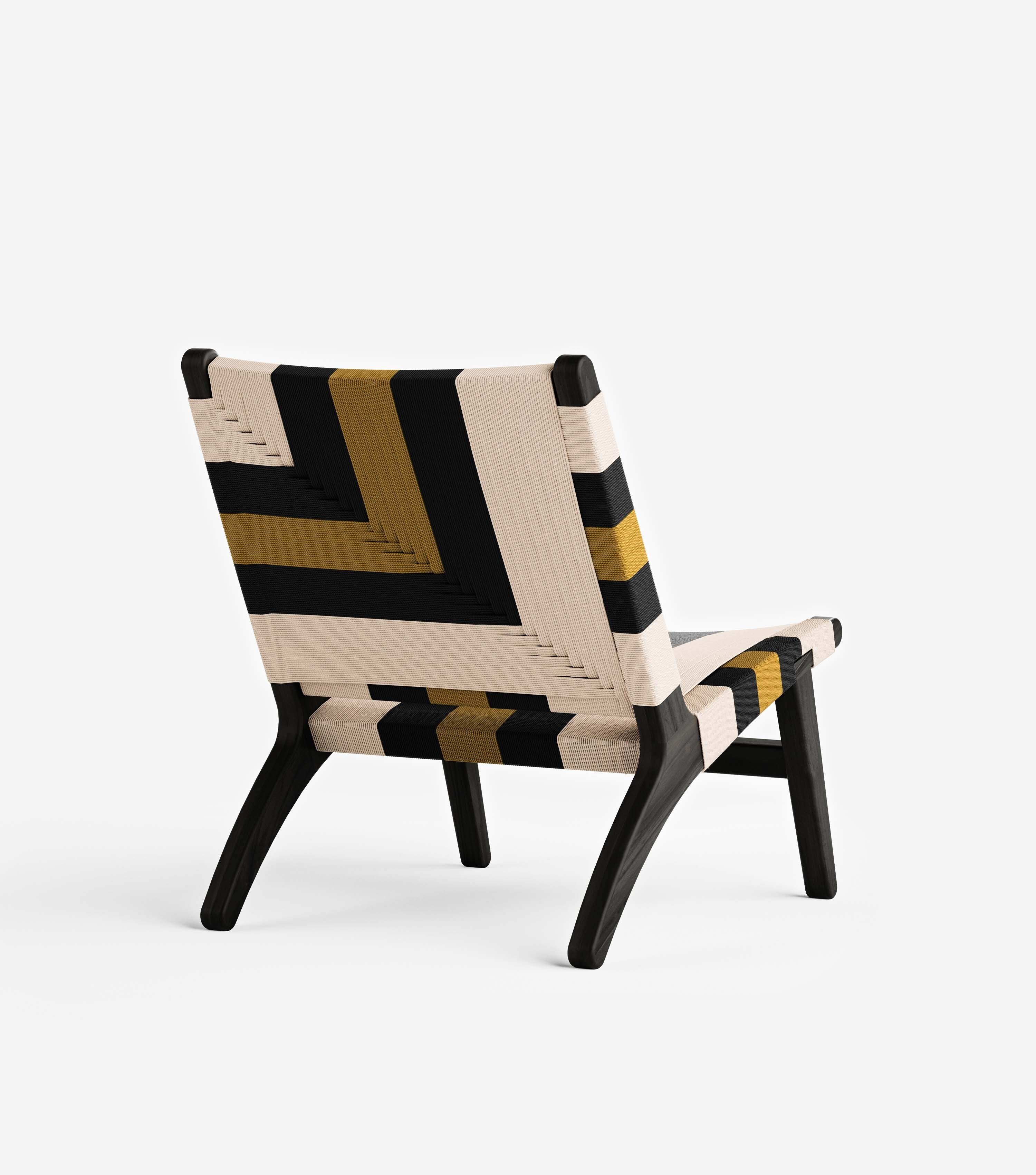 Charcoal Teak / Queen Bee Pattern