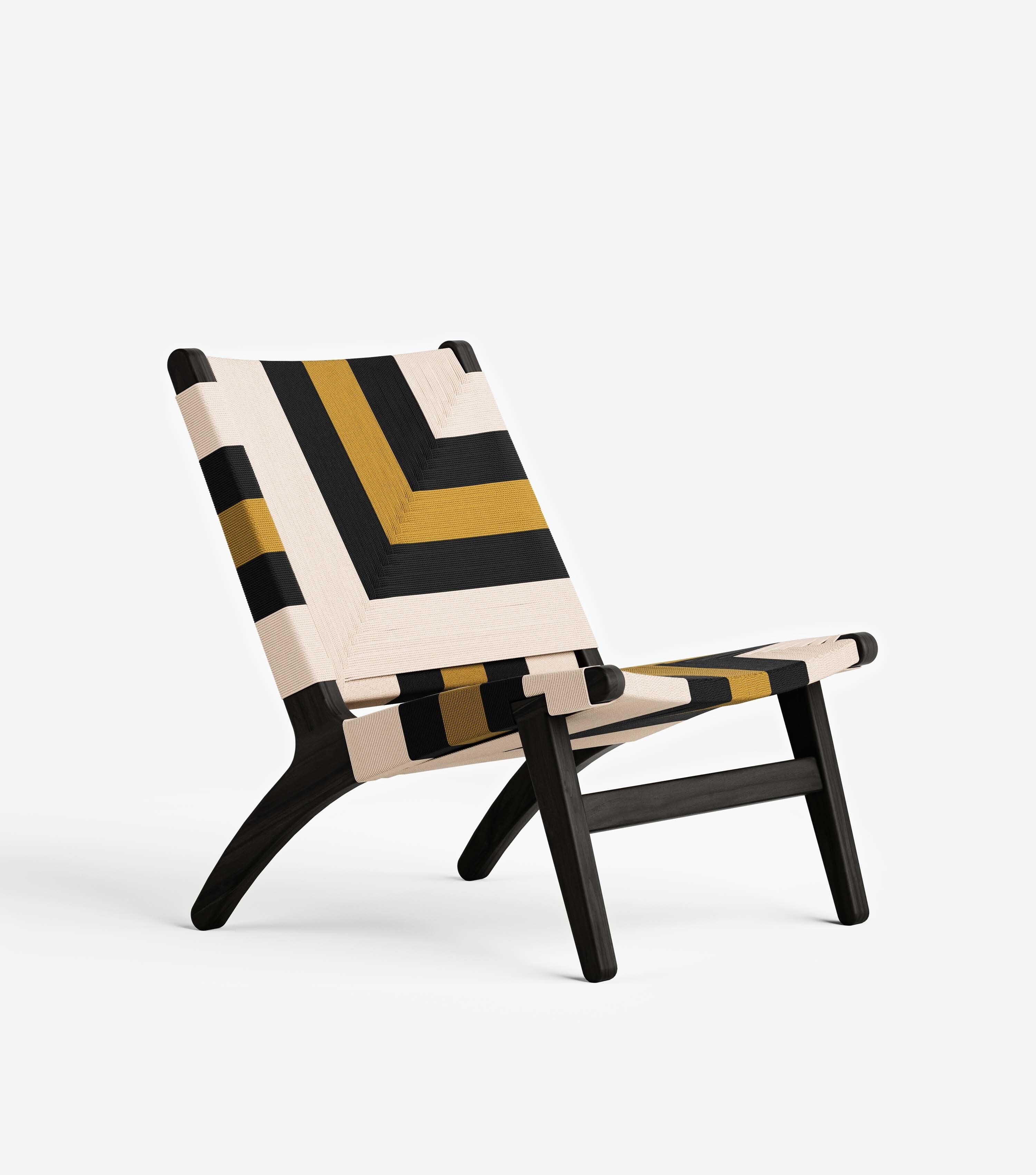 Charcoal Teak / Queen Bee Pattern