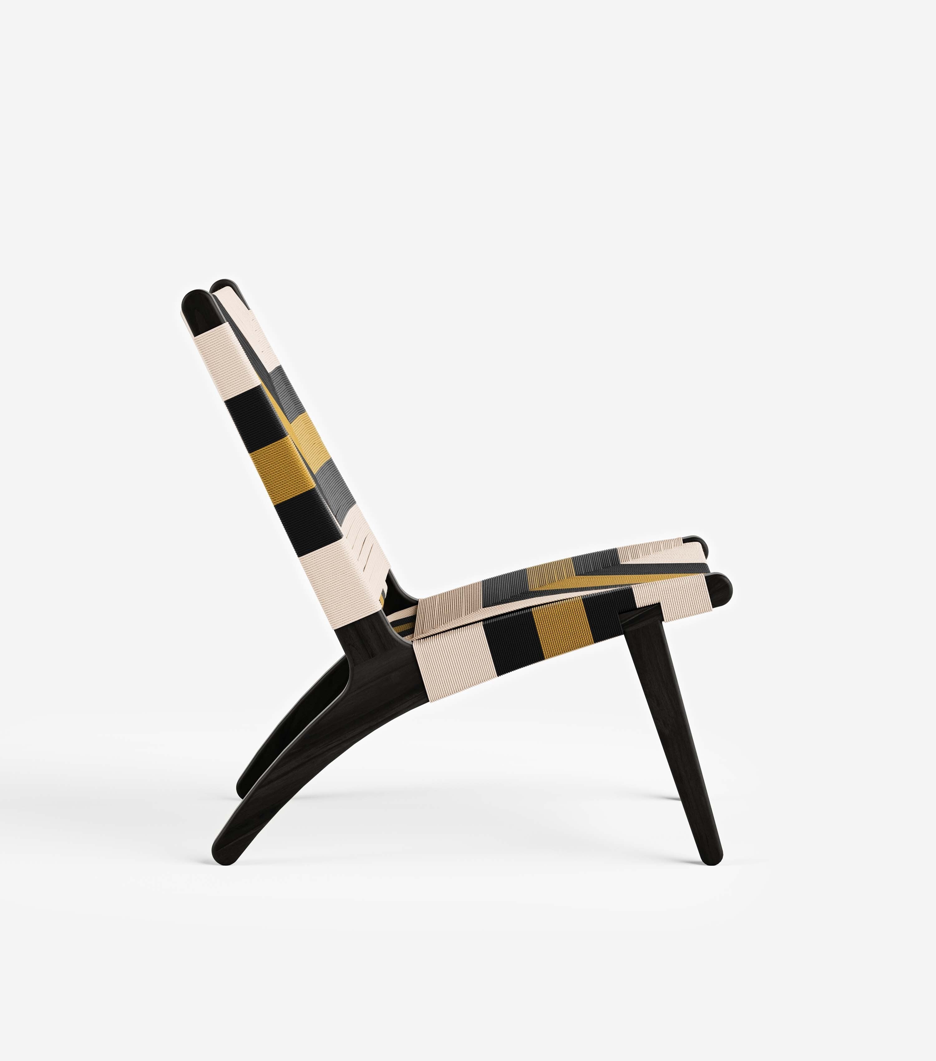 Charcoal Teak / Queen Bee Pattern