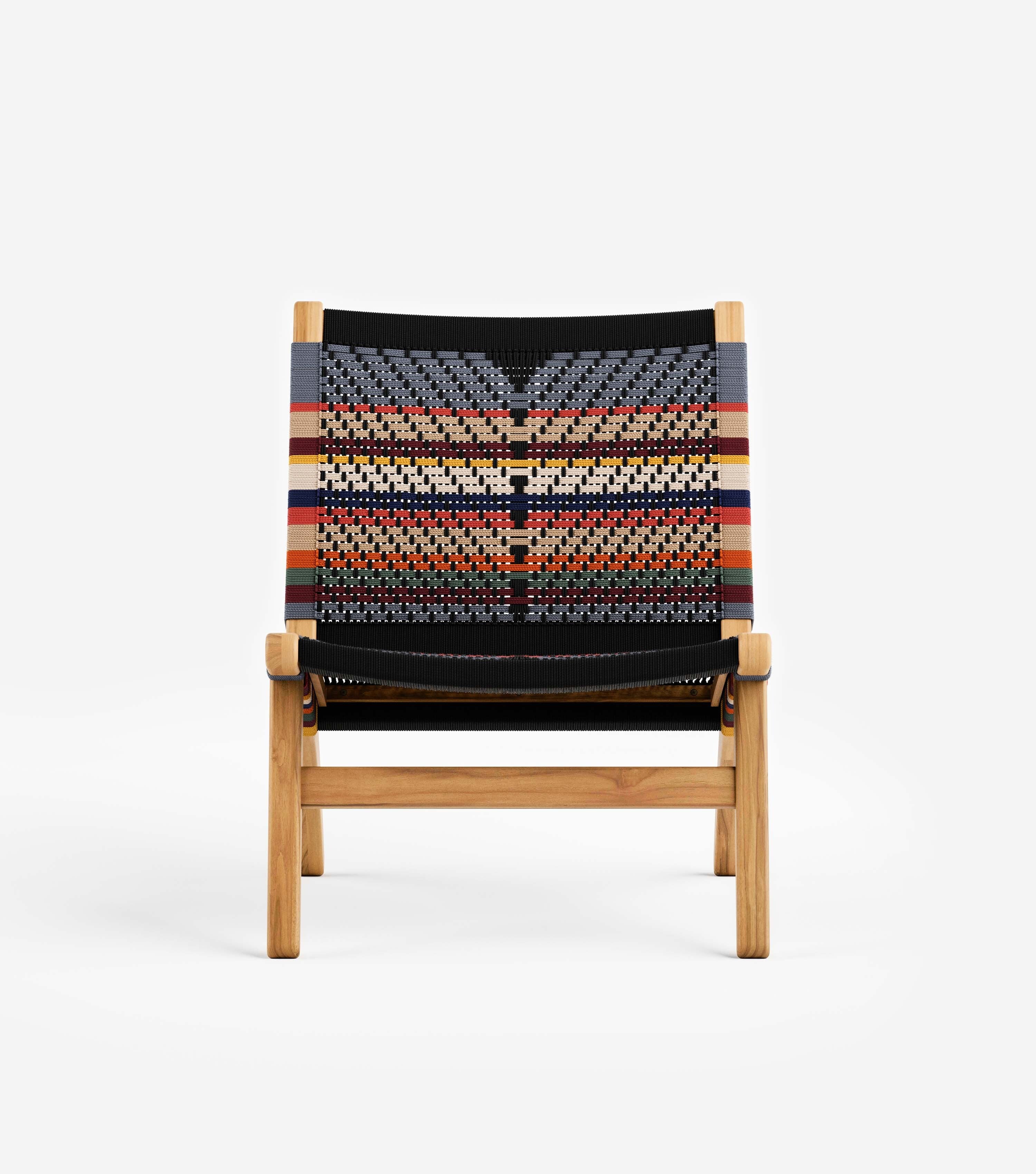 Natural Teak / San Geronimo Pattern