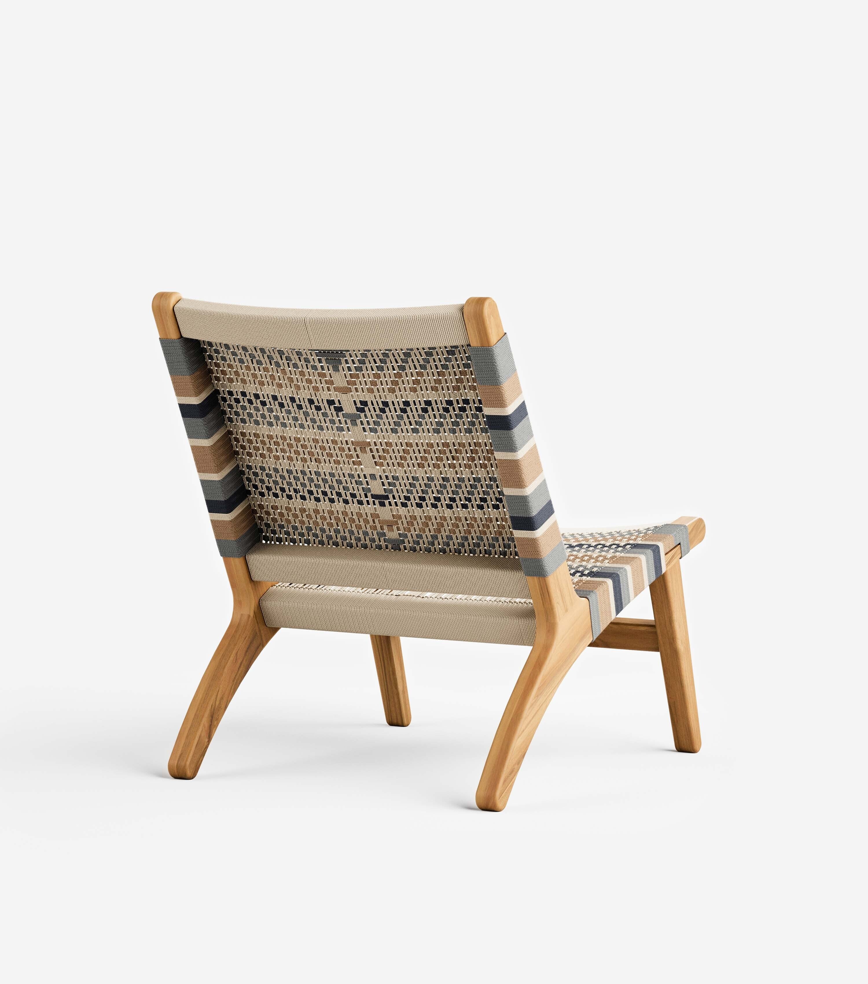Natural Teak / Serena Pattern