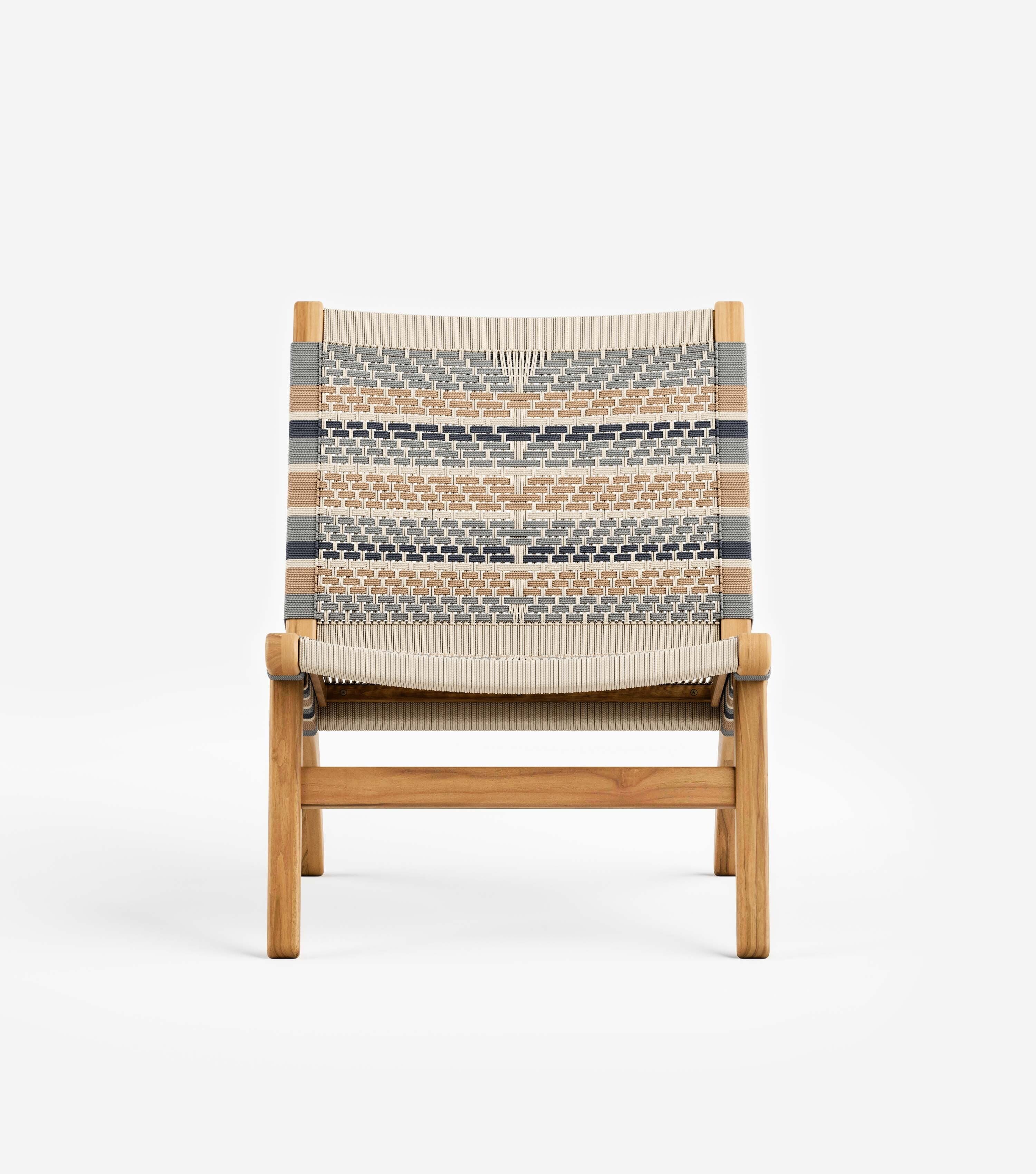 Natural Teak / Serena Pattern