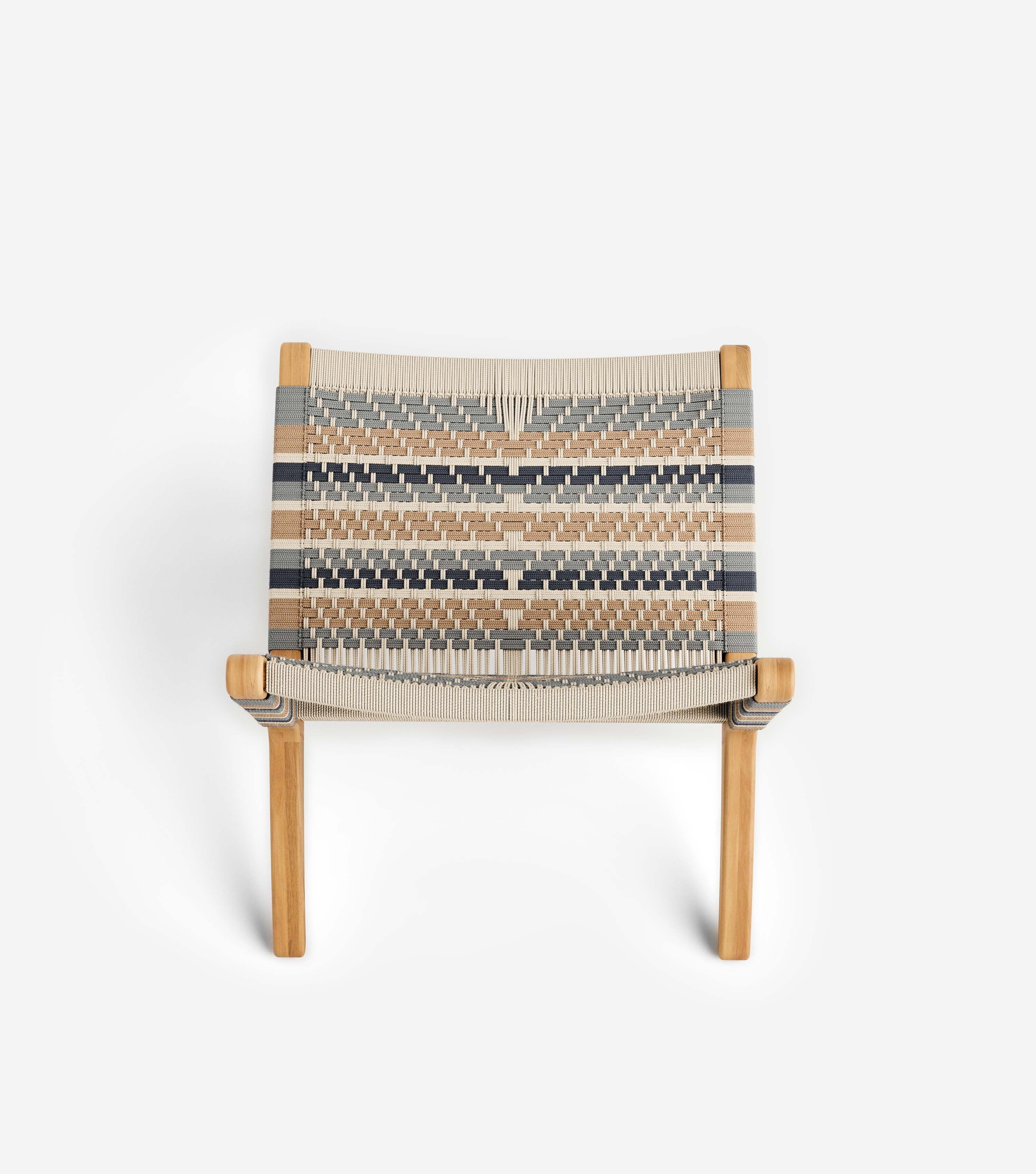 Natural Teak / Serena Pattern