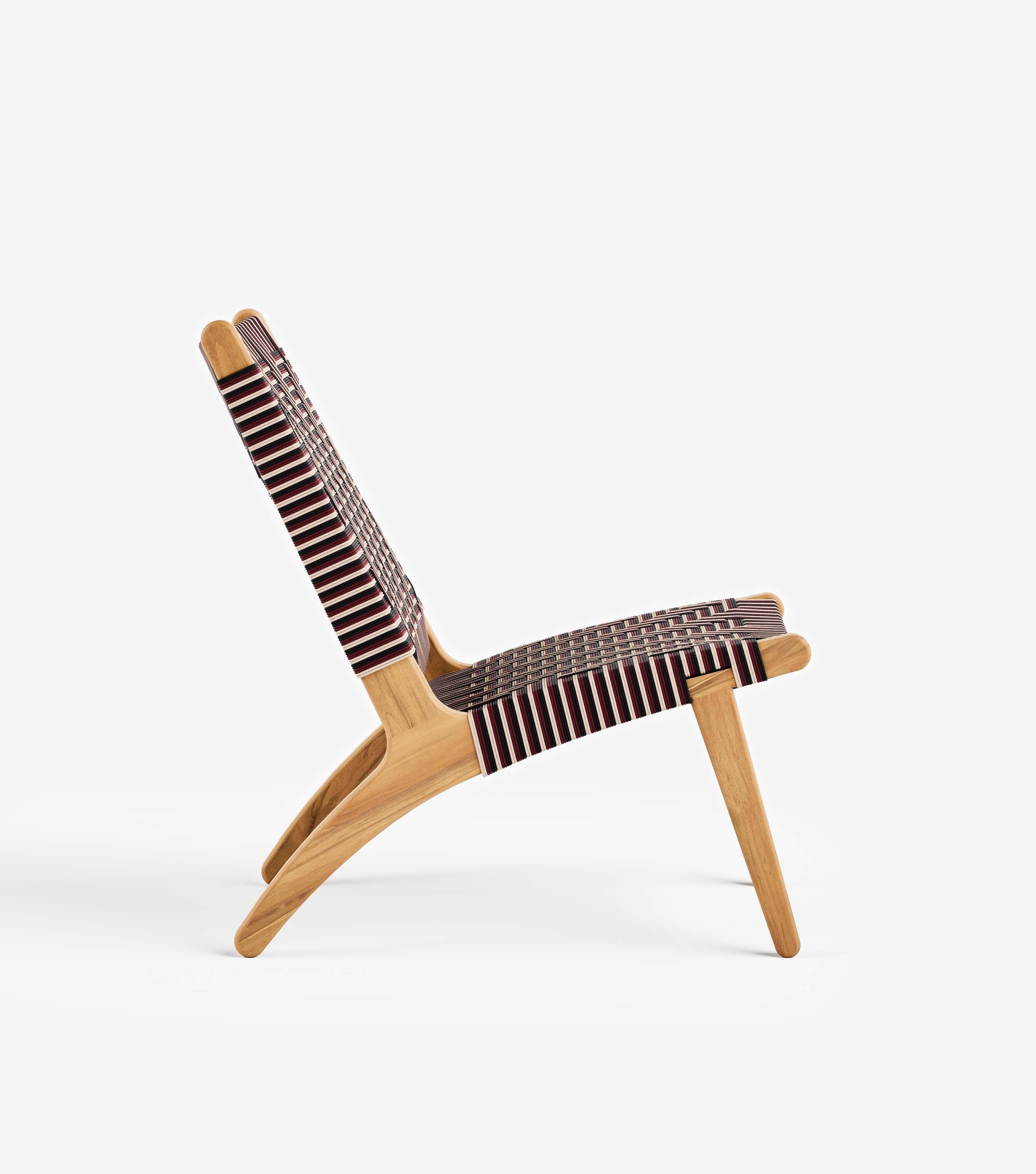 Natural Teak / Fuego Pattern