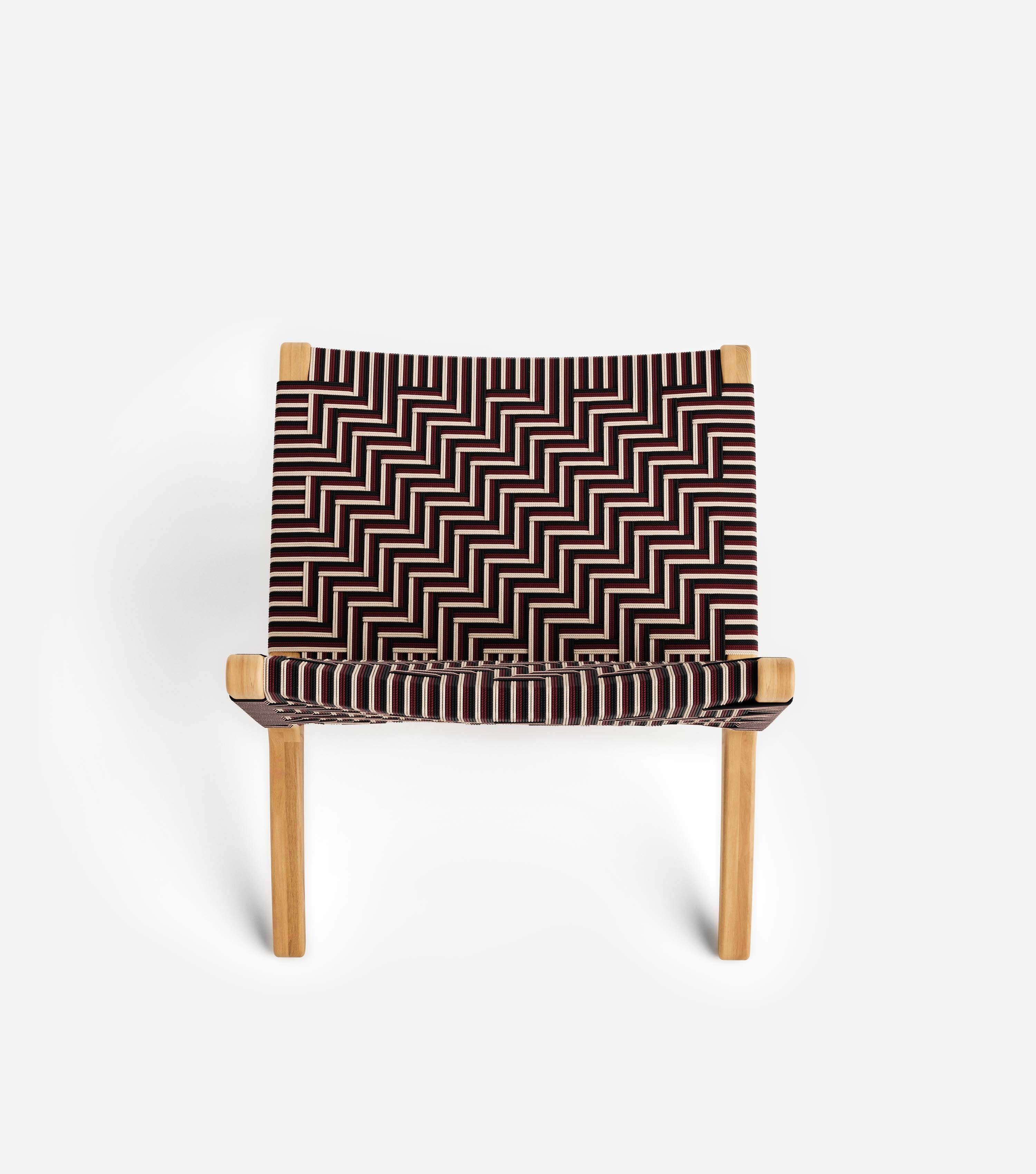 Natural Teak / Fuego Pattern