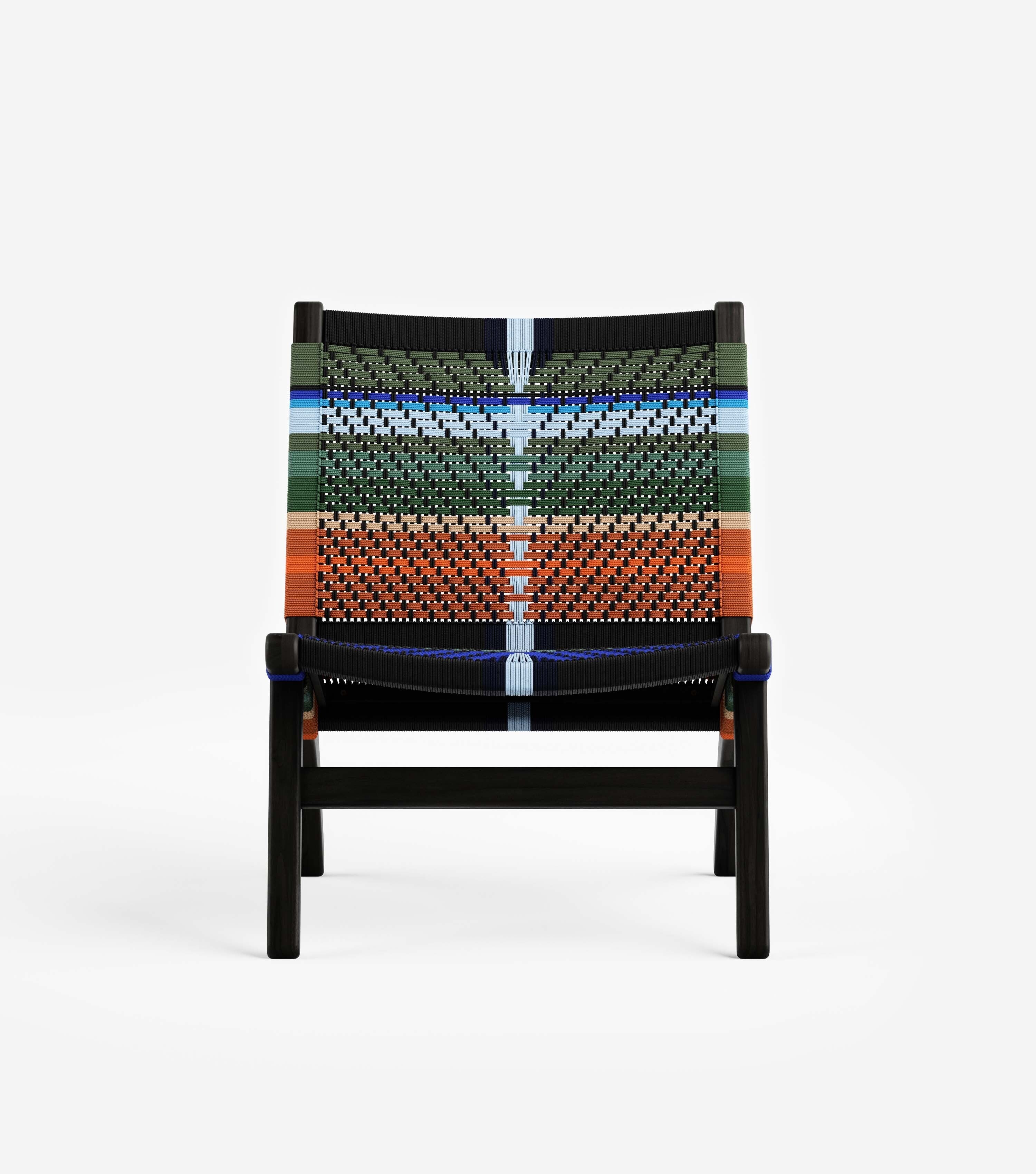 Charcoal Teak / Mot Mot Pattern