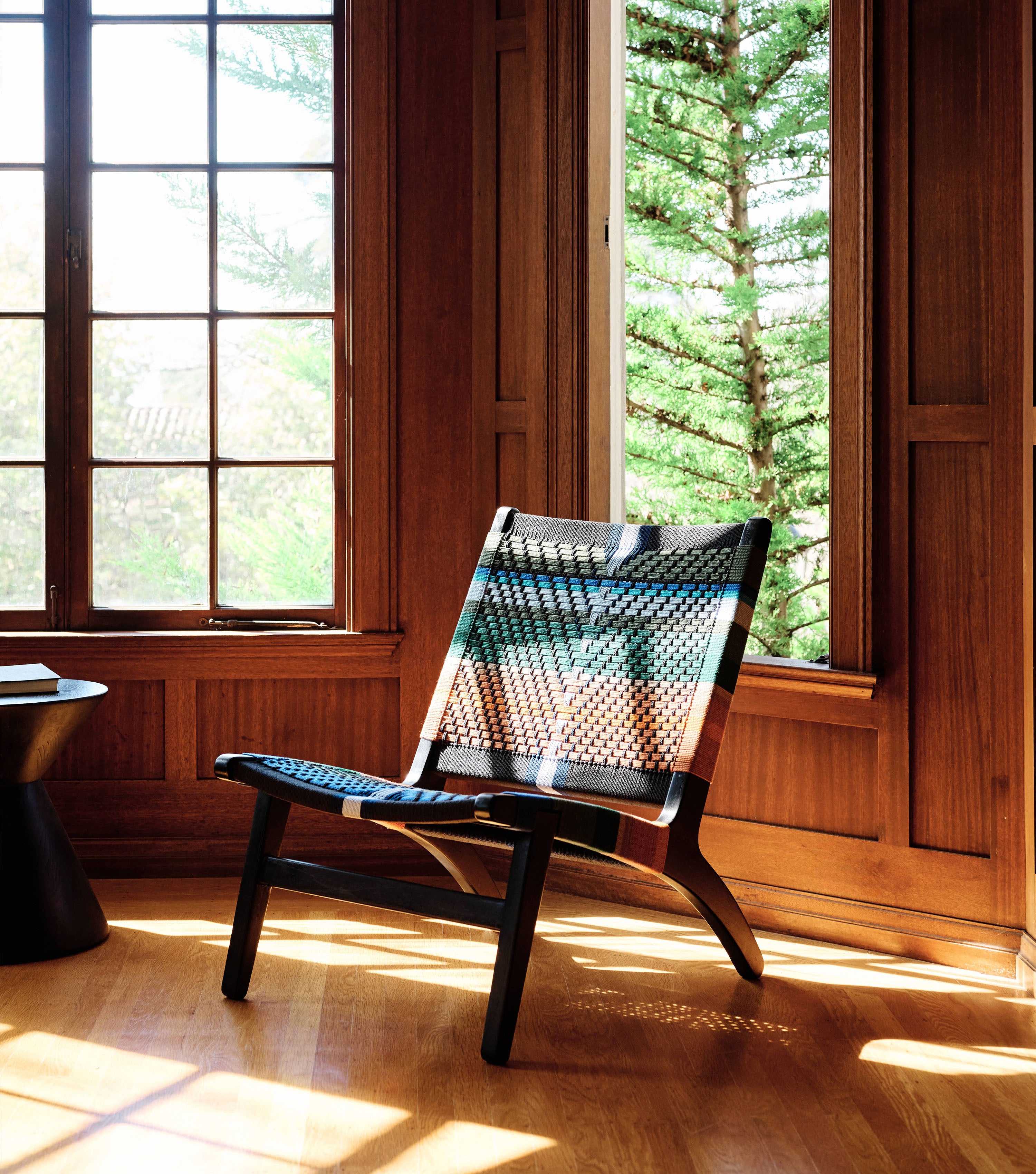 Charcoal Teak / Mot Mot Pattern
