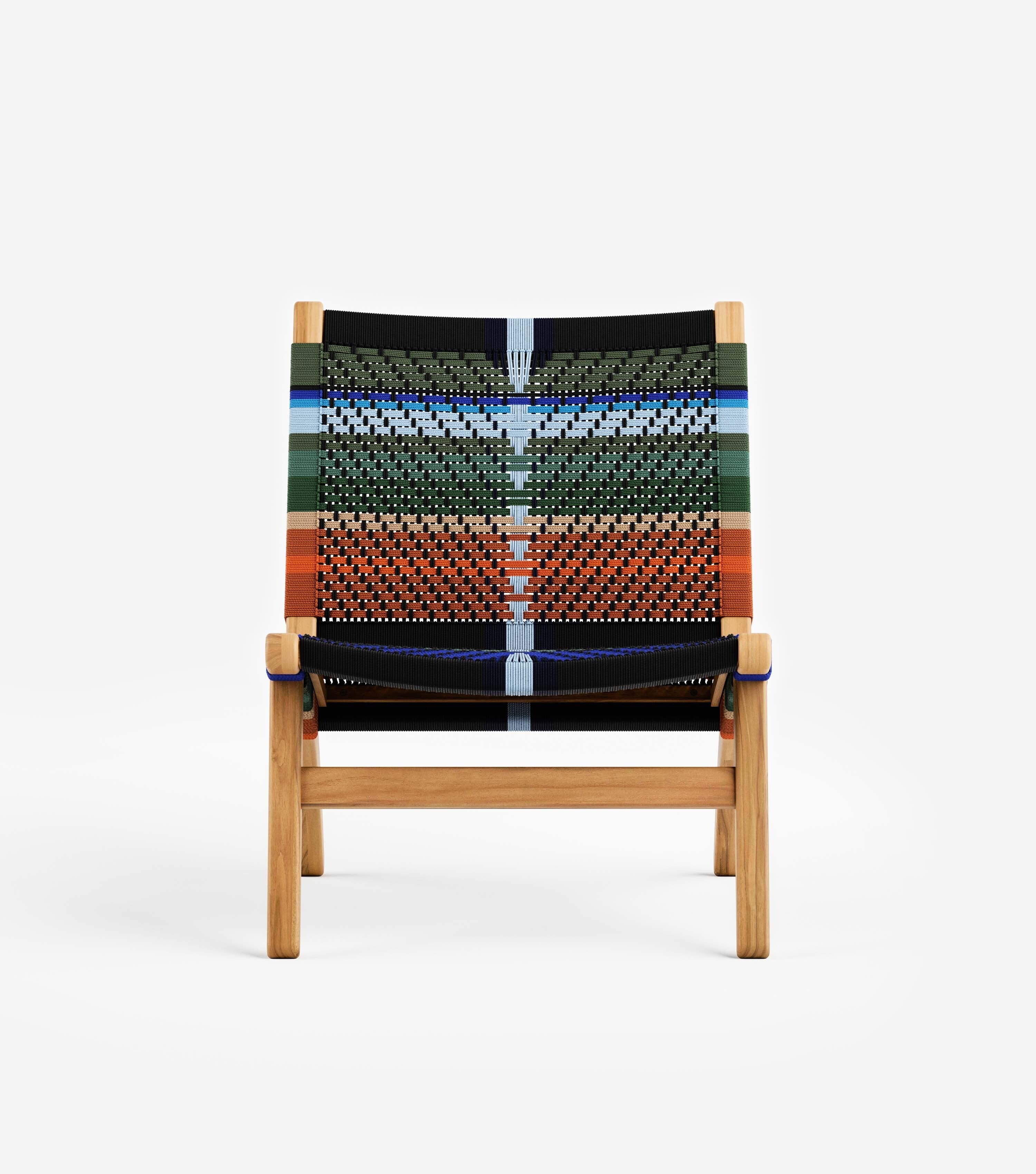 Natural Teak / Mot Mot Pattern