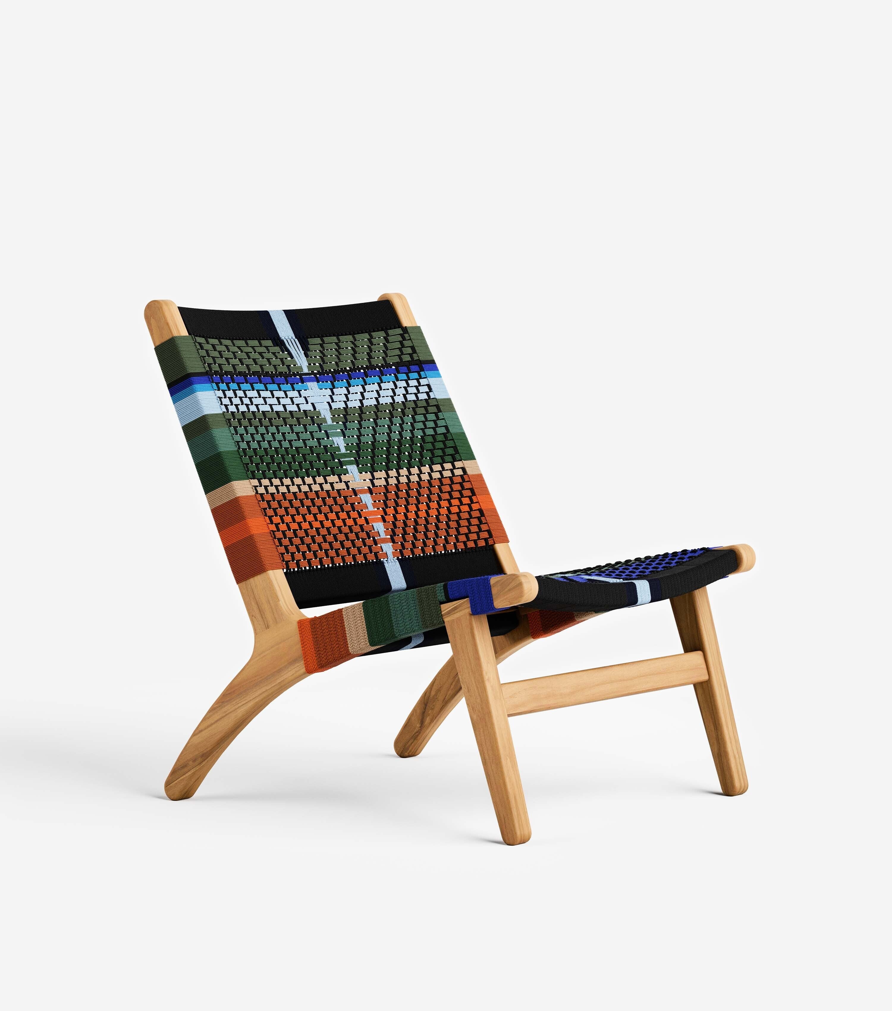 Natural Teak / Mot Mot Pattern