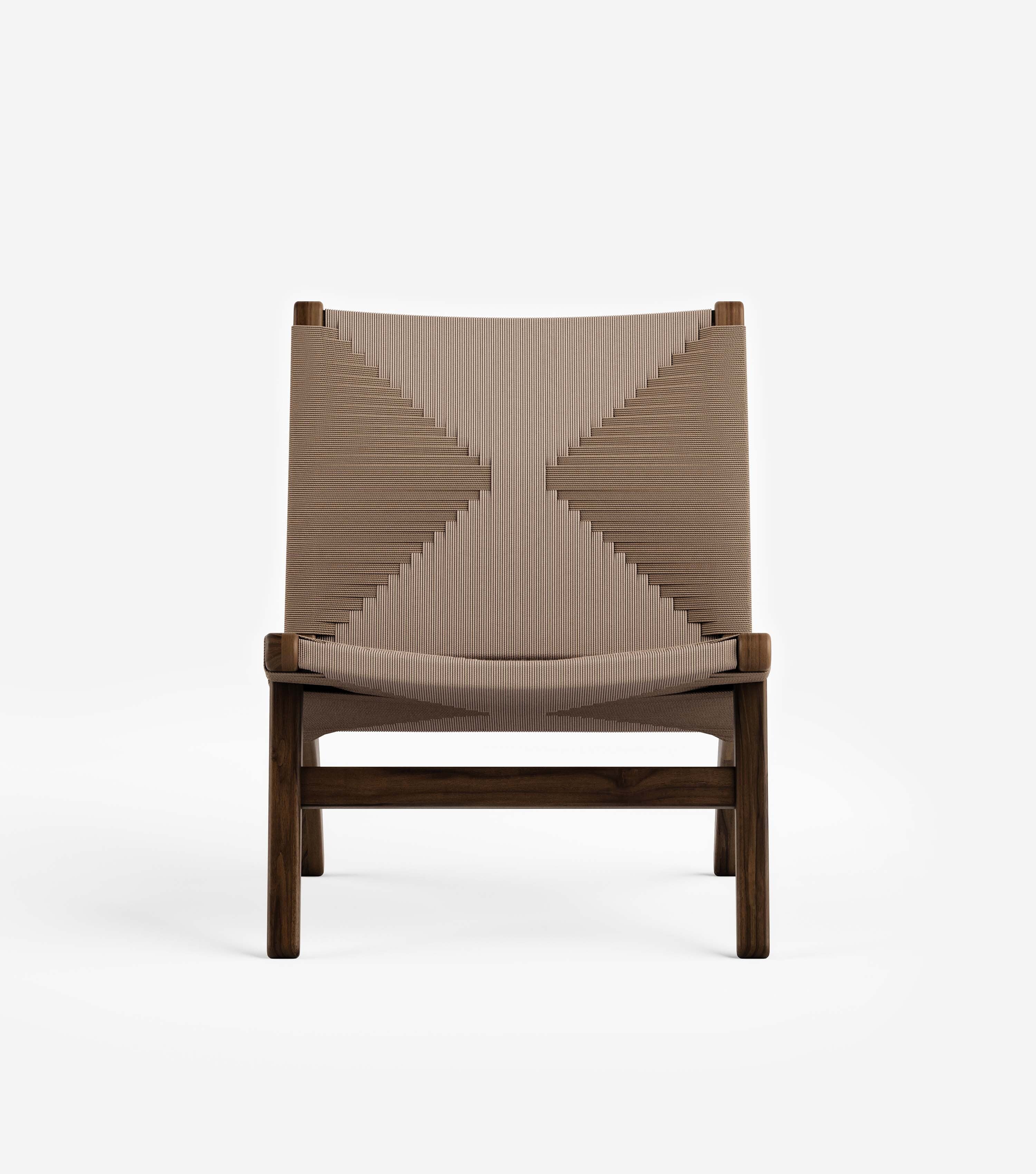 Coffee Teak / Khaki Cross Braided Cord