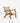 Sealed Teak / 2" Sand Straps