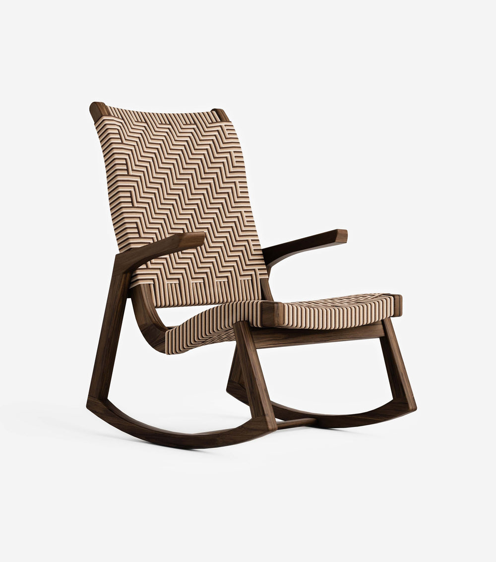 Coffee Teak / Terracota Pattern
