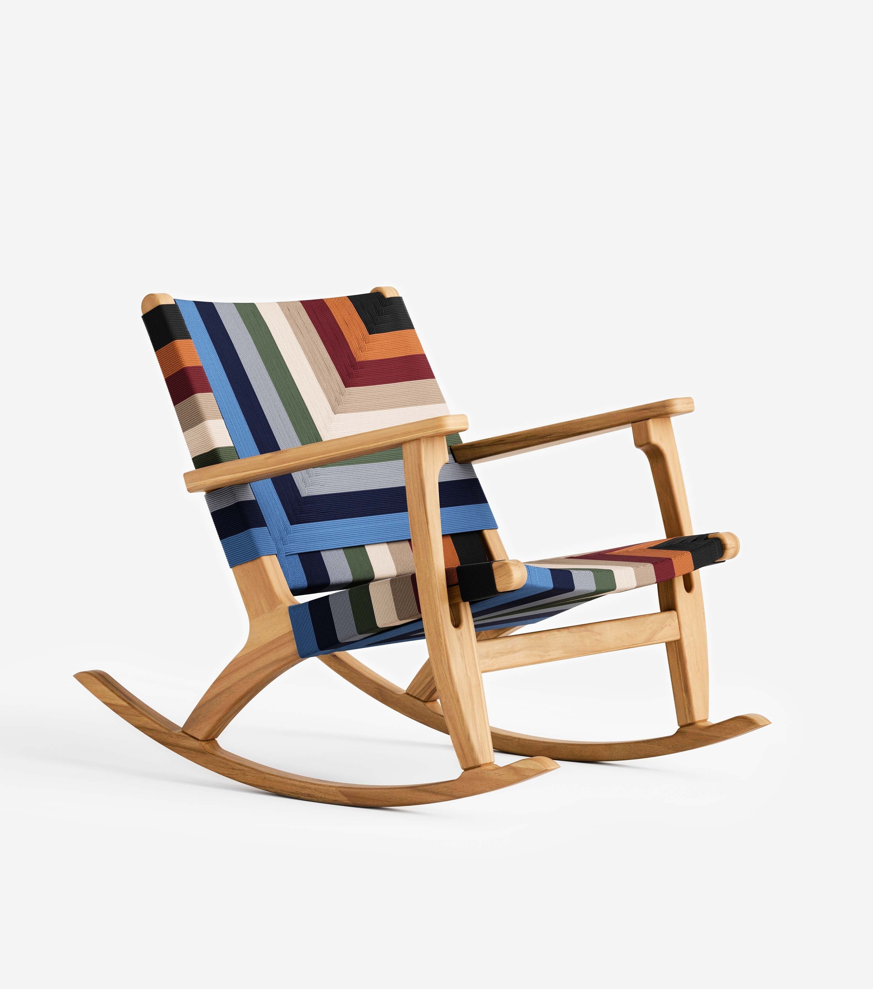 Masaya Rocking Chair Woven Vaqueano Cord | Forever Furniture by MasayaCo